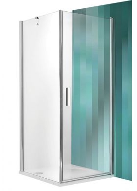 dušas durvis stūrim TCO1, 800 mm, h=2012, brilliants/caurspīdīgs stikls
